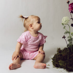 Frilly Capsule Set in Marshmallow Pink