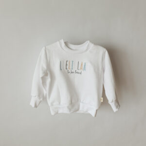 Signature sweater in Icy White