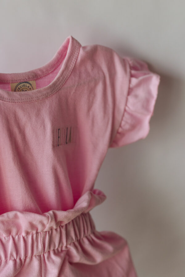 Frilly Capsule Set in Marshmallow Pink