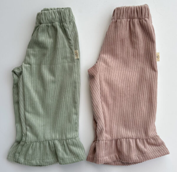 Corduroy Ruffle Pants - Image 3